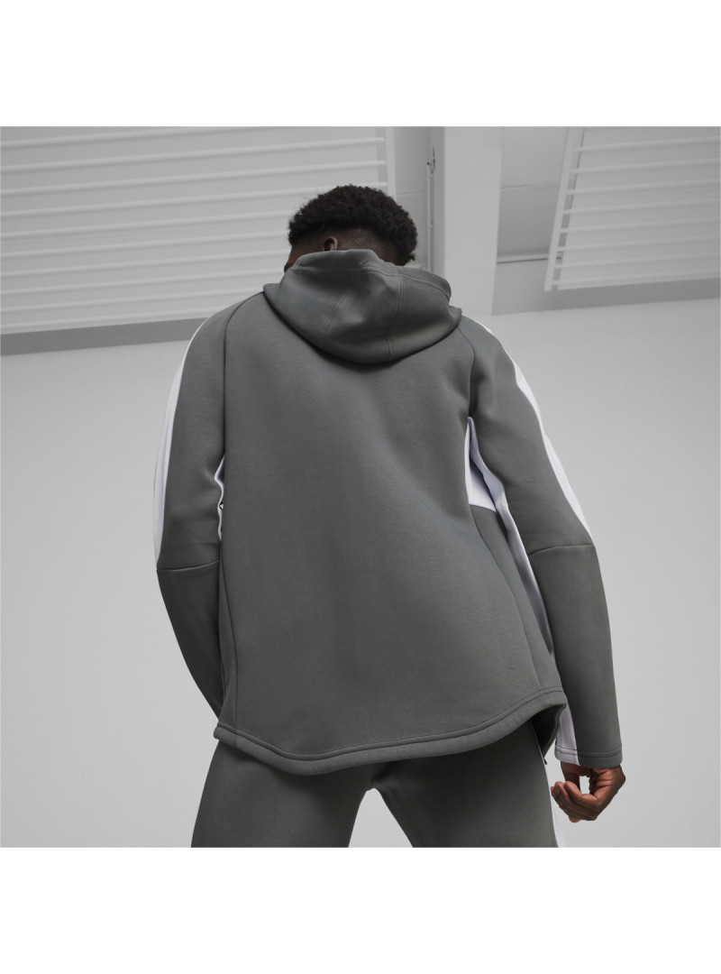 Puma Męska Bluza Evostripe Full-zip Hoodie 67899580 Szary | Sklep Monotox