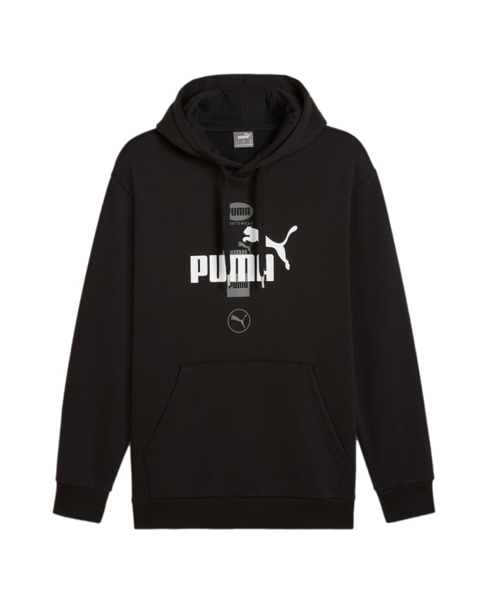 Puma Męska Bluza Power Graphic Hoodie Fl 68174101 Czarny | Sklep Monotox