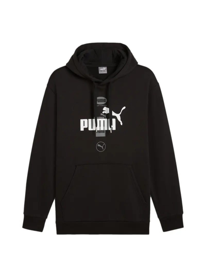Puma Męska Bluza Power Graphic Hoodie Fl 68174101 Czarny | Sklep Monotox