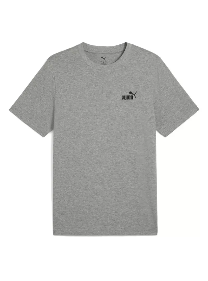 Puma Męski T-shirt Ess Small No.1 Logo Tee 68253403 Szary | Sklep Monotox