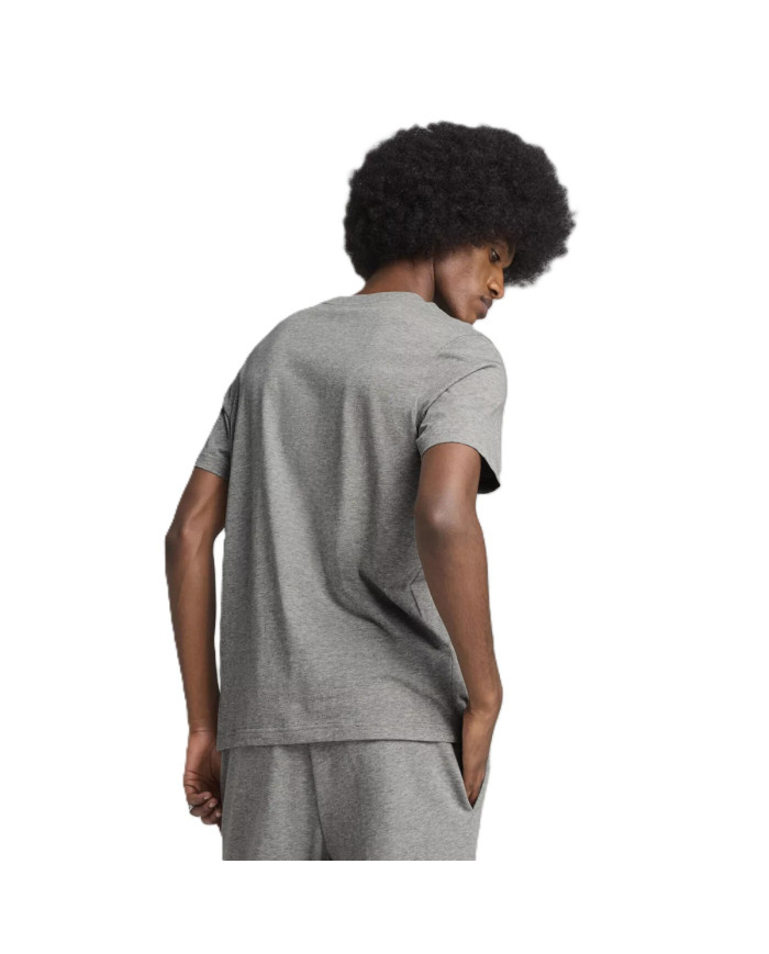 Puma Męski T-shirt Ess Small No.1 Logo Tee 68253403 Szary | Sklep Monotox