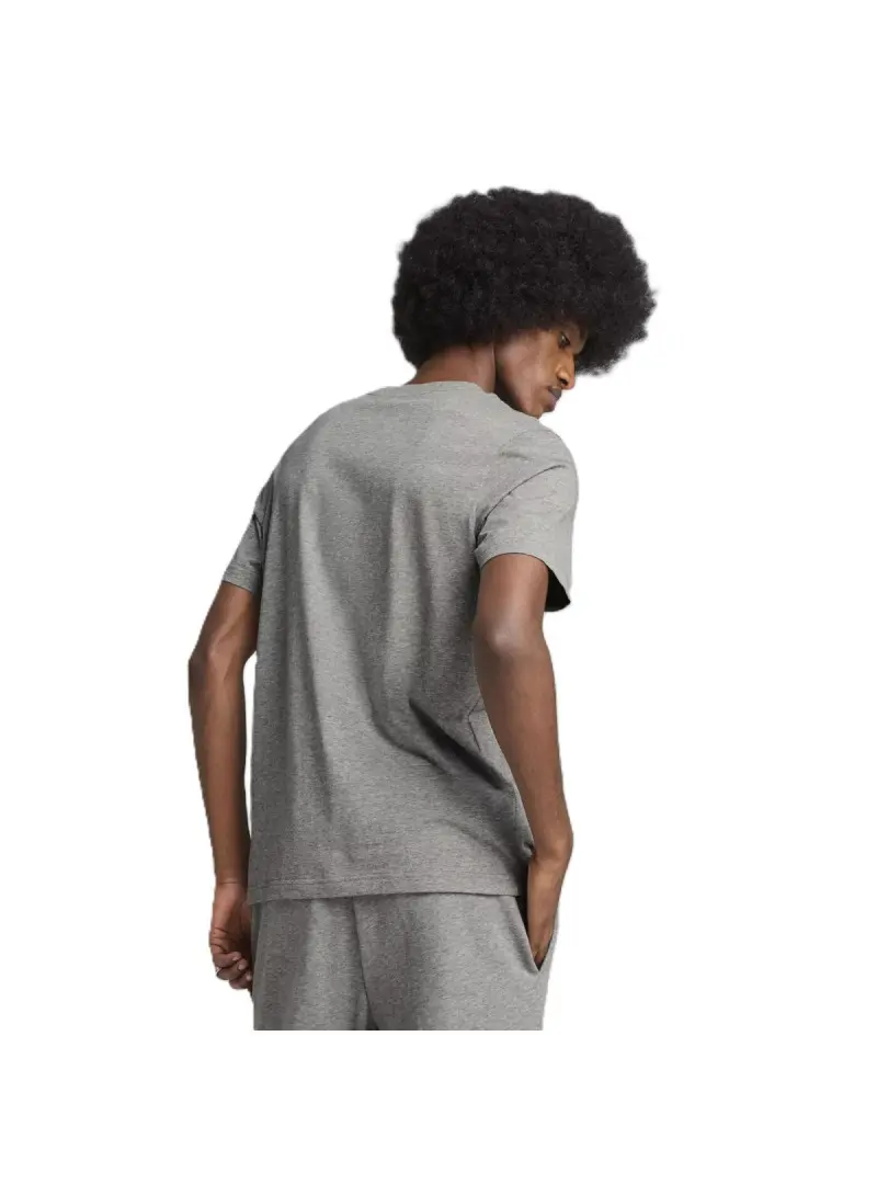 Puma Męski T-shirt Ess Small No.1 Logo Tee 68253403 Szary | Sklep Monotox
