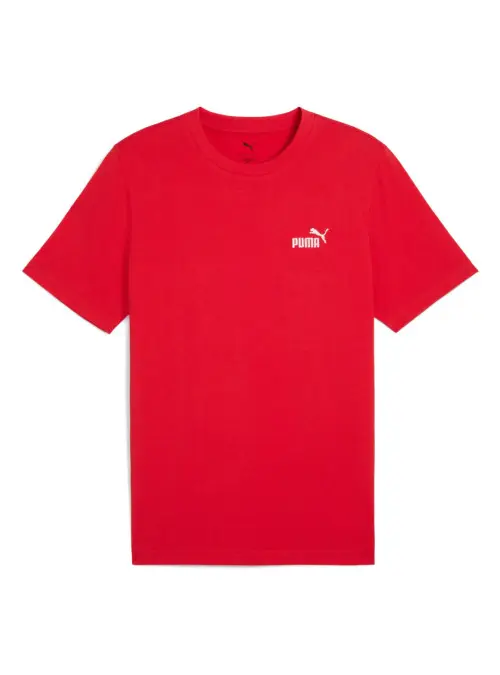 Puma Męski T-shirt Ess Small No. 1 Logo Tee 68253411 Czerwony | Sklep Monotox