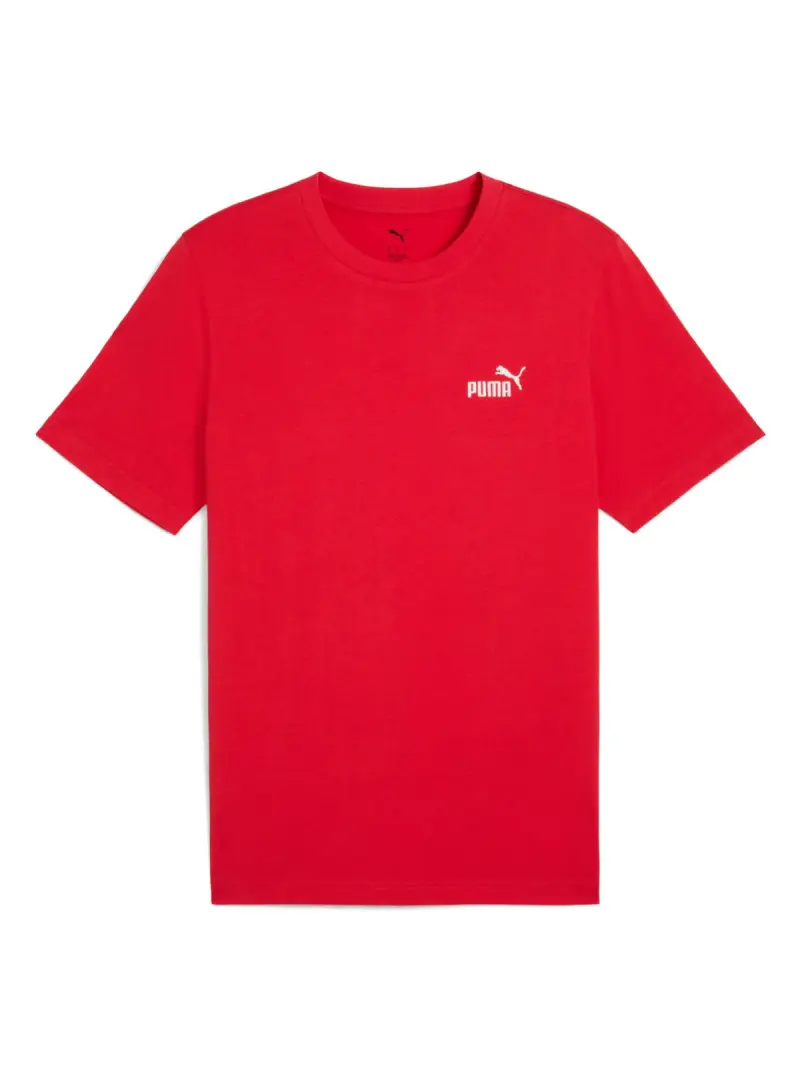 Puma Męski T-shirt Ess Small No. 1 Logo Tee 68253411 Czerwony | Sklep Monotox