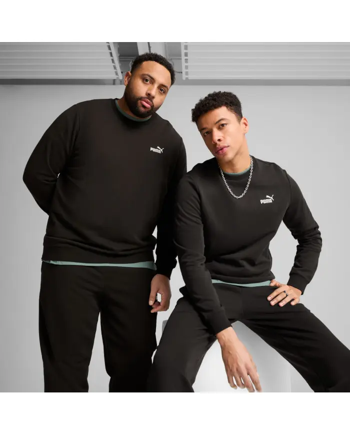 Puma Męska Bluza Ess Small No. 1 Logo Crew Tr 68256401 Czarny | Sklep Monotox