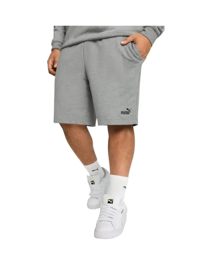 Puma Męskie Szorty Ess No.1 Logo Shorts 10 68259403 Szary | Sklep Monotox