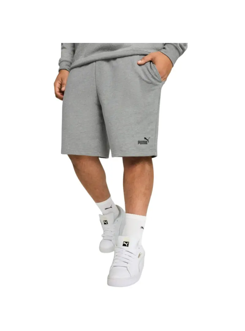 Puma Męskie Szorty Ess No.1 Logo Shorts 10 68259403 Szary | Sklep Monotox
