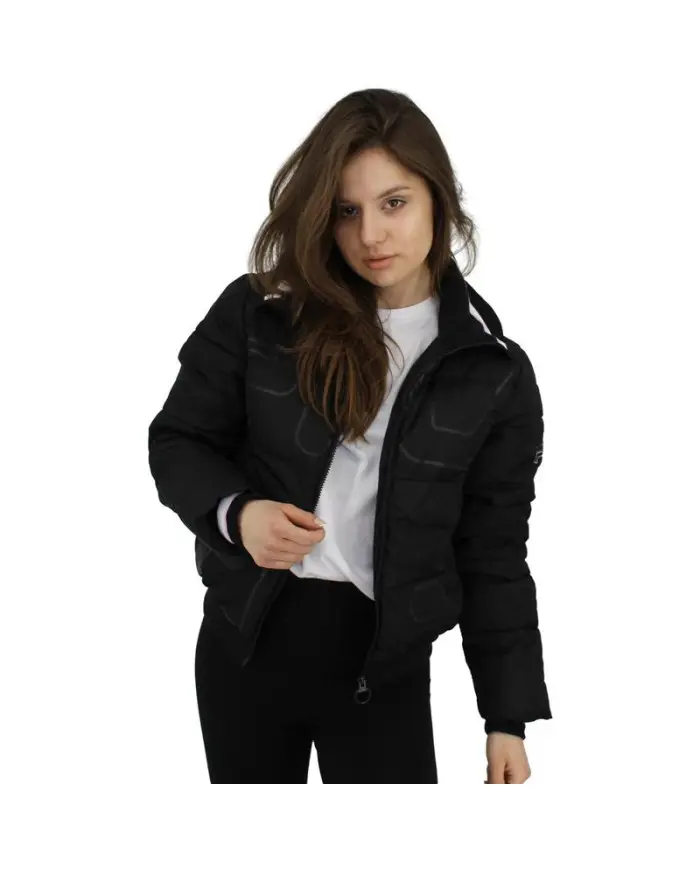 Fila Damska Kurtka Lajana Padded Jkt W 683175002 Czarny | Sklep Monotox