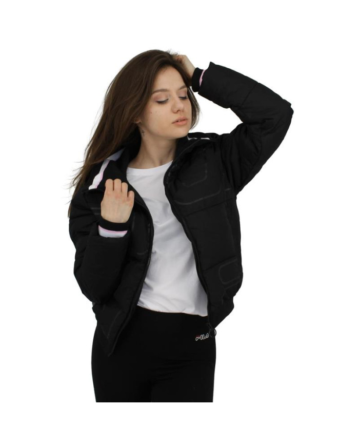 Fila Damska Kurtka Lajana Padded Jkt W 683175002 Czarny | Sklep Monotox