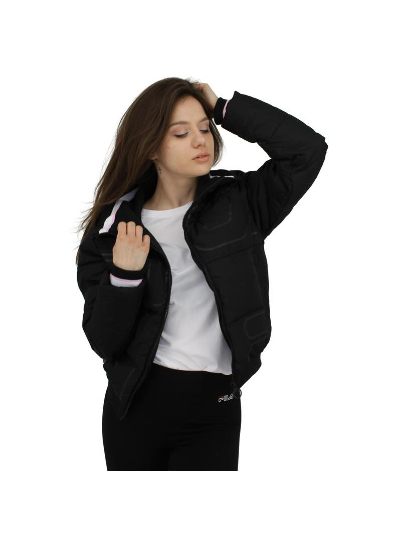Fila Damska Kurtka Lajana Padded Jkt W 683175002 Czarny | Sklep Monotox
