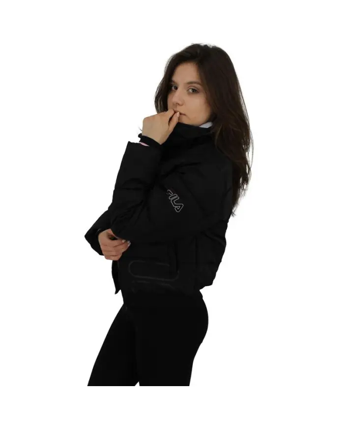 Fila Damska Kurtka Lajana Padded Jkt W 683175002 Czarny | Sklep Monotox