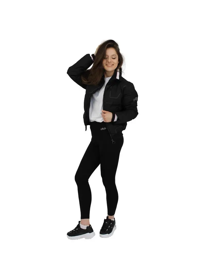 Fila Damska Kurtka Lajana Padded Jkt W 683175002 Czarny | Sklep Monotox
