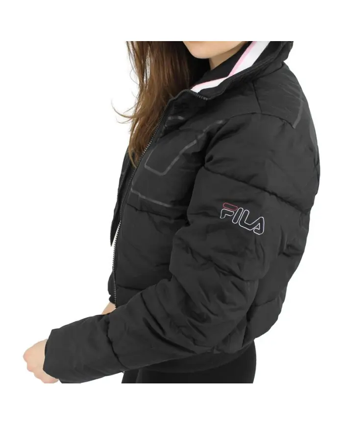 Fila Damska Kurtka Lajana Padded Jkt W 683175002 Czarny | Sklep Monotox