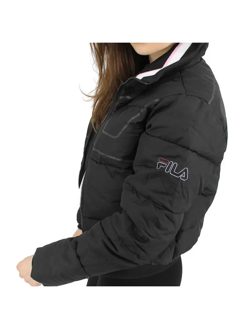 Fila Damska Kurtka Lajana Padded Jkt W 683175002 Czarny | Sklep Monotox