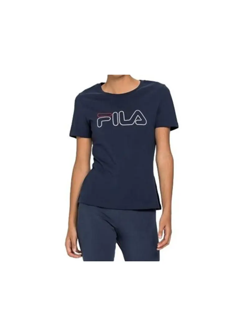 Fila Damski T-shirt Ladan Tee W 683179170 Granatowy | Sklep Monotox