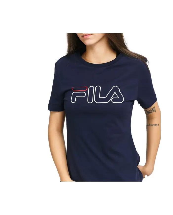 Fila Damski T-shirt Ladan Tee W 683179170 Granatowy | Sklep Monotox