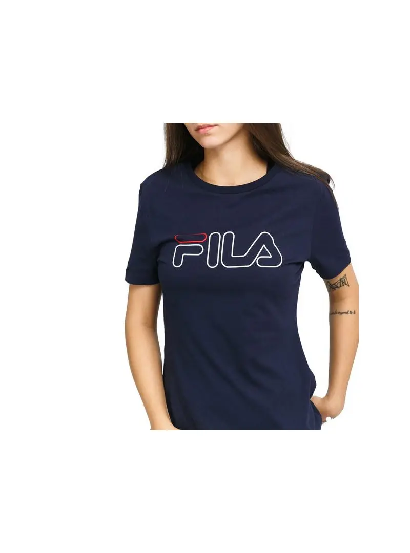 Fila Damski T-shirt Ladan Tee W 683179170 Granatowy | Sklep Monotox