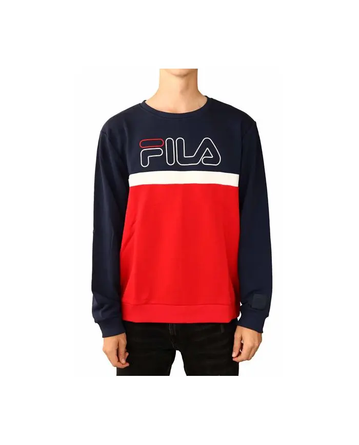 Fila Męska Bluza Laurus Crew Sweat 683182R69 Granatowy | Sklep Monotox