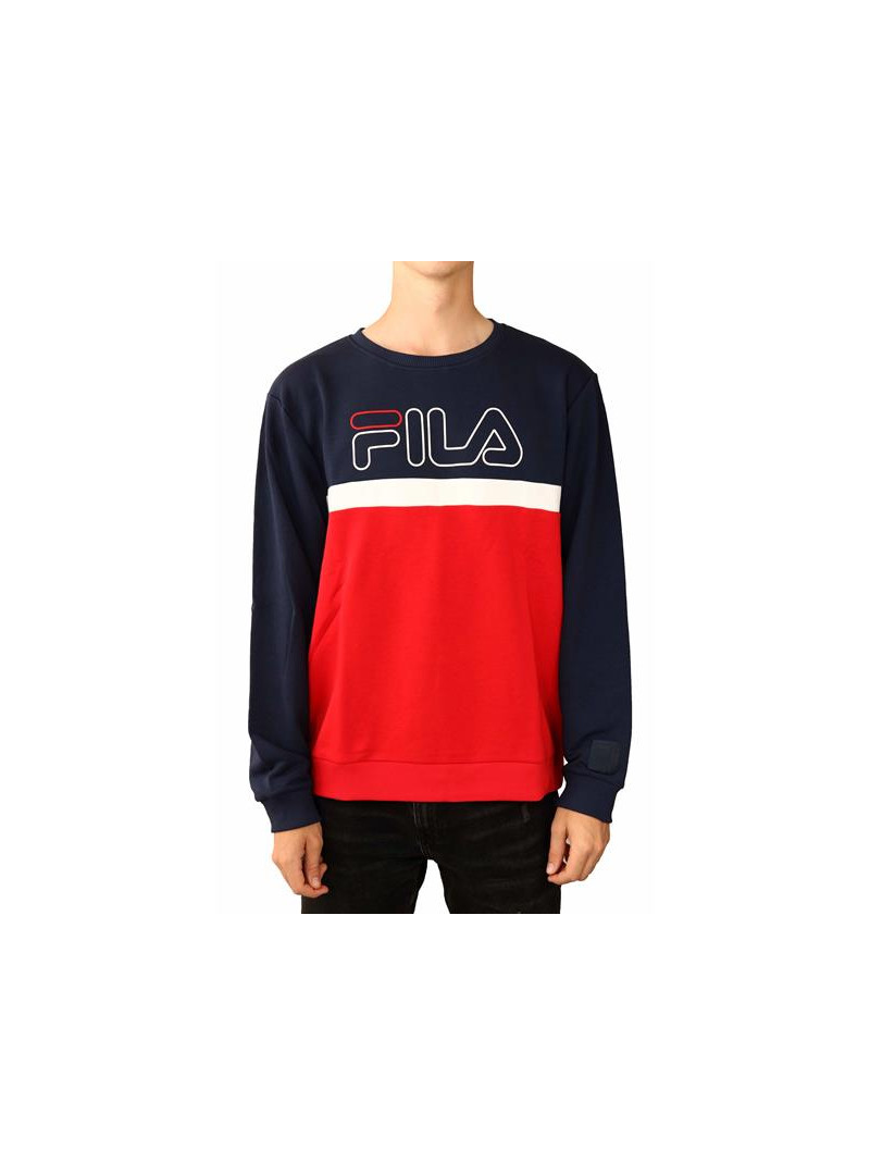 Fila Męska Bluza Laurus Crew Sweat 683182R69 Granatowy | Sklep Monotox
