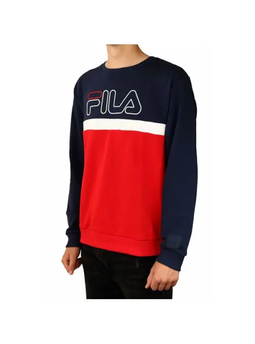 Fila Męska Bluza Laurus Crew Sweat 683182R69 Granatowy | Sklep Monotox