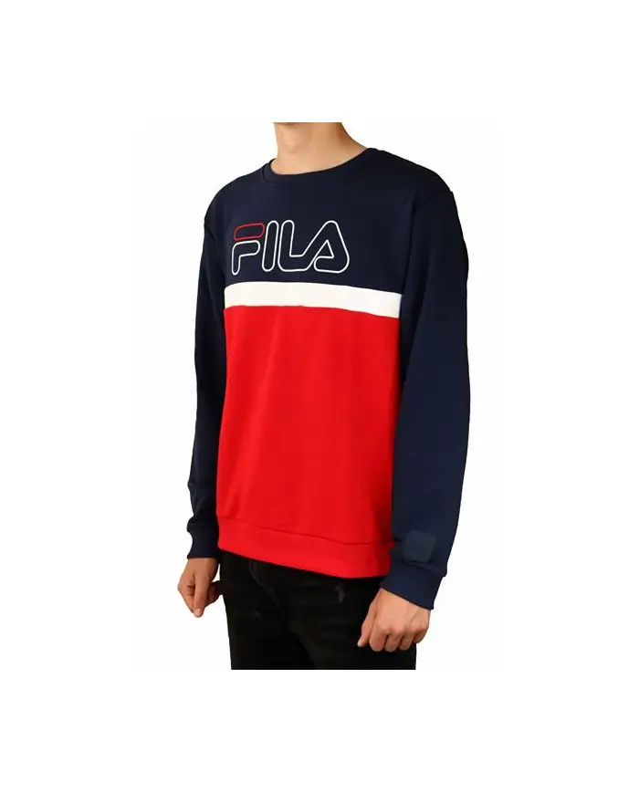 Fila Męska Bluza Laurus Crew Sweat 683182R69 Granatowy | Sklep Monotox
