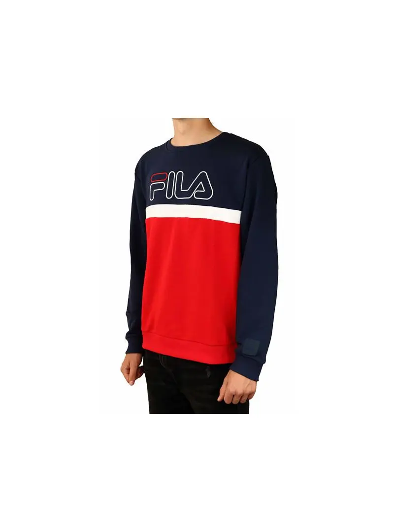 Fila Męska Bluza Laurus Crew Sweat 683182R69 Granatowy | Sklep Monotox
