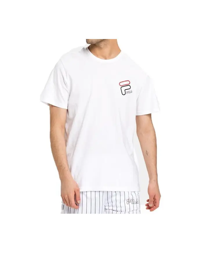 Fila Męski T-shirt Janto Graphic Tee M 683277M67 Biały | Sklep Monotox