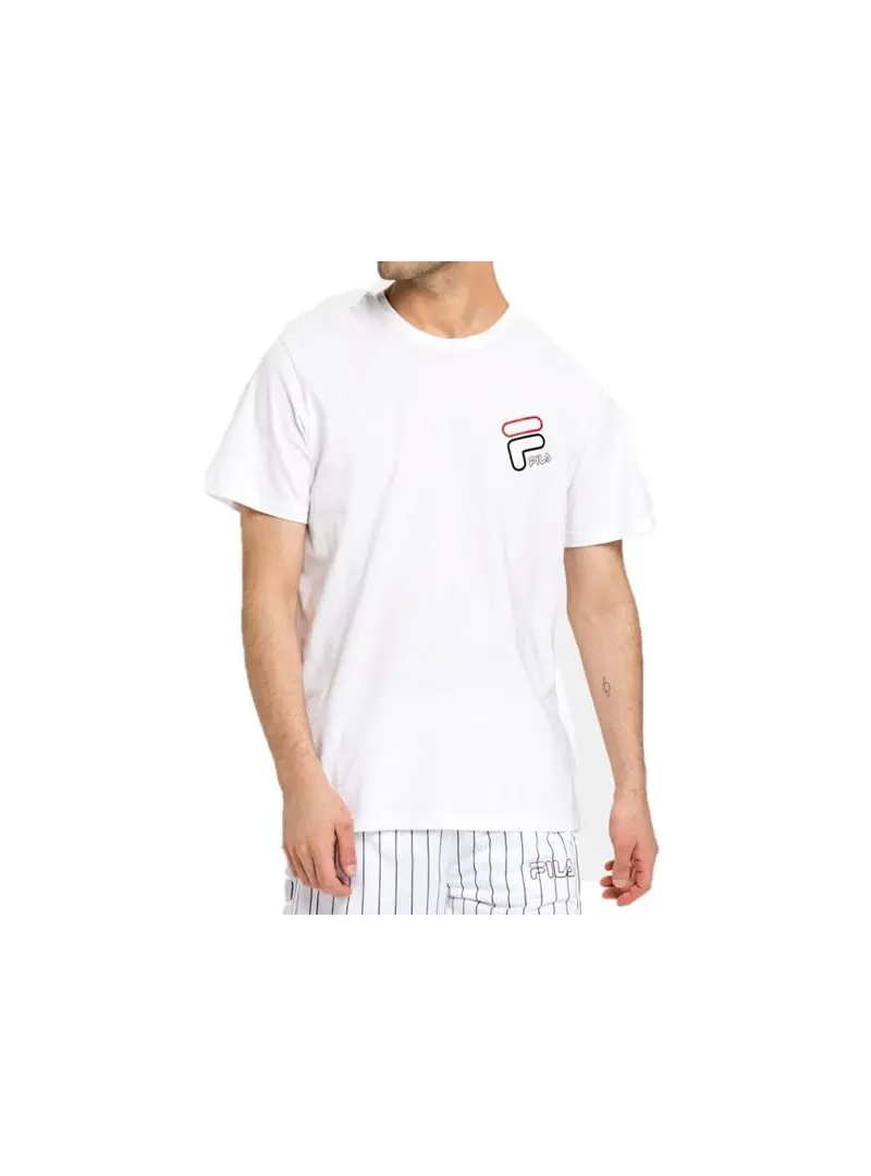 Fila Męski T-shirt Janto Graphic Tee M 683277M67 Biały | Sklep Monotox