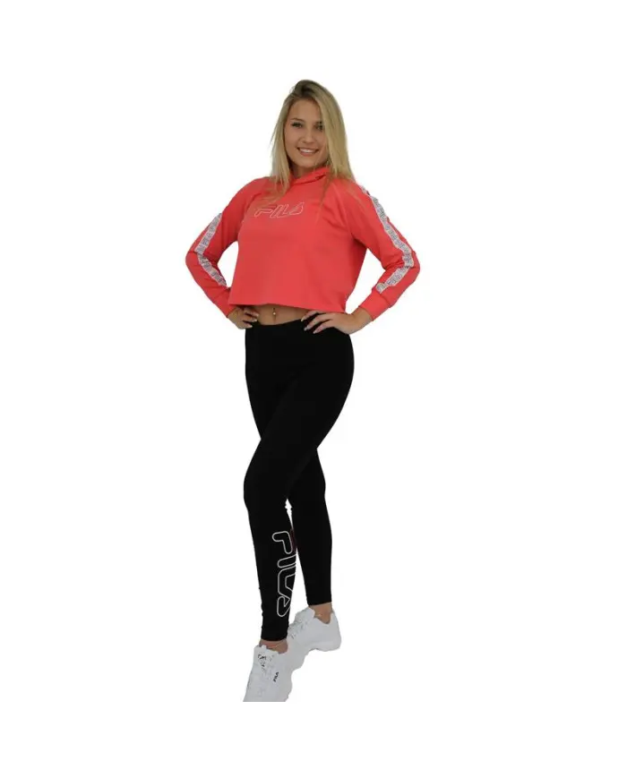 Fila Dziecięcy T-shirt Taped Cropp Teens 683324B011 Różowy | Sklep Monotox