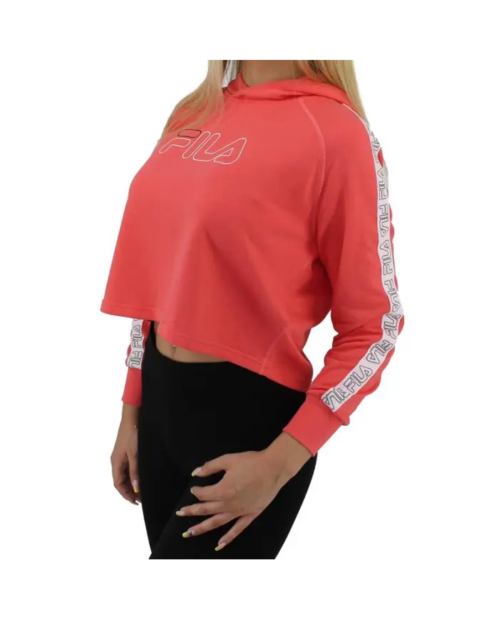 Fila Dziecięcy T-shirt Taped Cropp Teens 683324B011 Różowy | Sklep Monotox