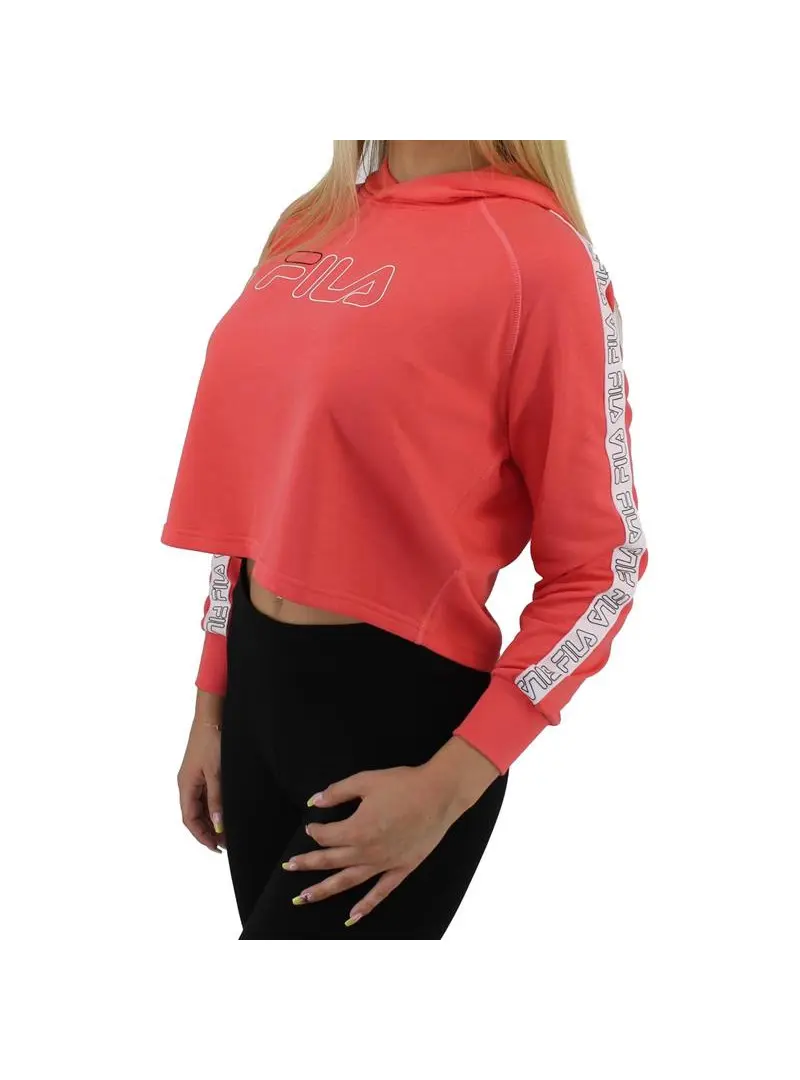 Fila Dziecięcy T-shirt Taped Cropp Teens 683324B011 Różowy | Sklep Monotox