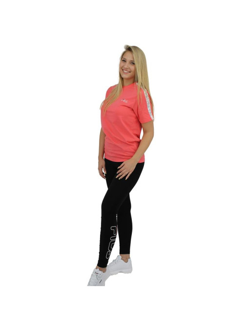 Fila Dziecięcy T-shirt Taped Tee Teens 683402B011 Różowy | Sklep Monotox