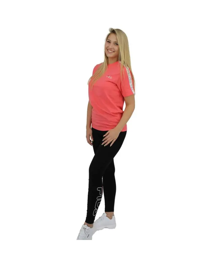 Fila Dziecięcy T-shirt Taped Tee Teens 683402B011 Różowy | Sklep Monotox