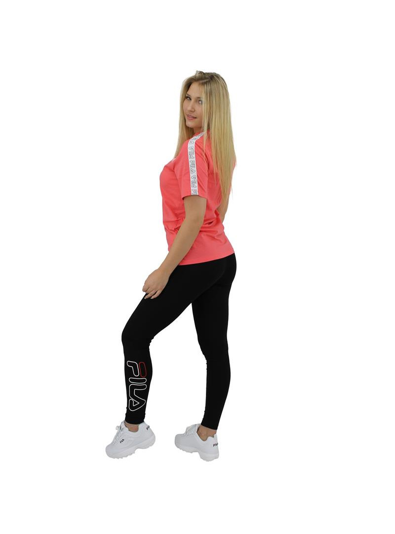 Fila Dziecięcy T-shirt Taped Tee Teens 683402B011 Różowy | Sklep Monotox