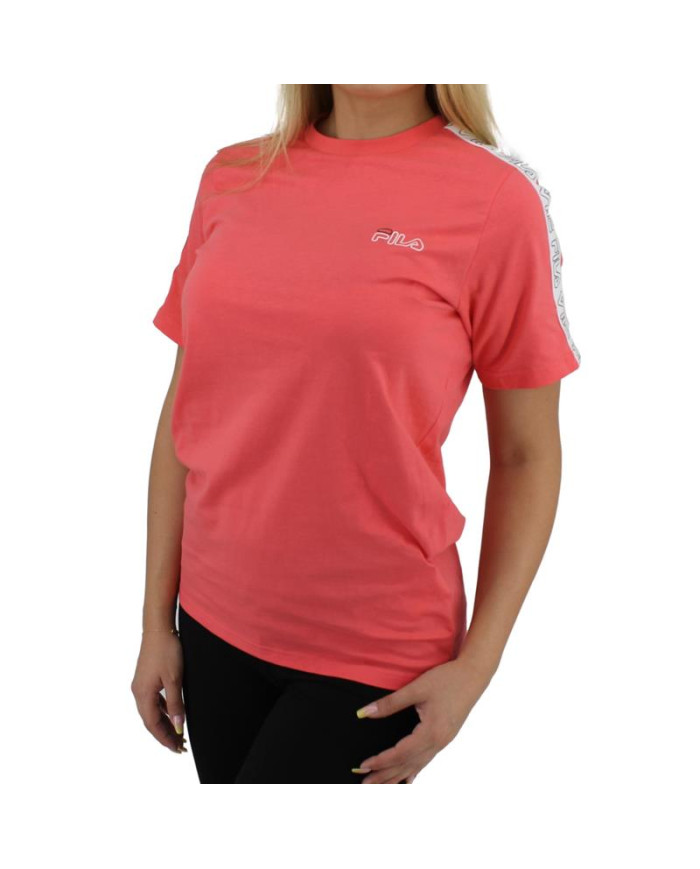 Fila Dziecięcy T-shirt Taped Tee Teens 683402B011 Różowy | Sklep Monotox