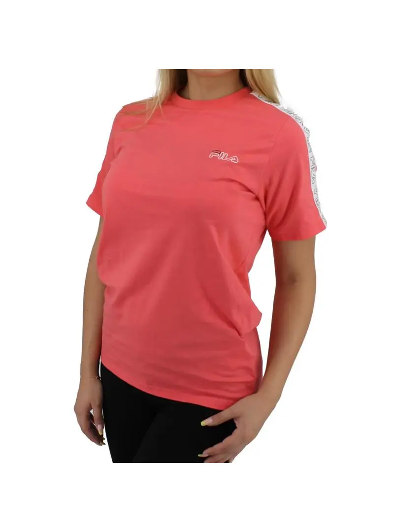 Fila Dziecięcy T-shirt Taped Tee Teens 683402B011 Różowy | Sklep Monotox