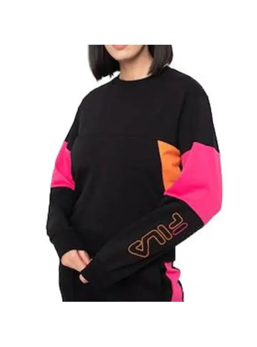 Fila Damska Bluza Parastu Cropped Crew W 683430A273 Czarny | Sklep Monotox