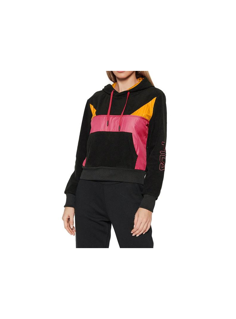 Fila Damska Bluza Pippa Cropped Hoody W 683438A273 Czarny | Sklep Monotox