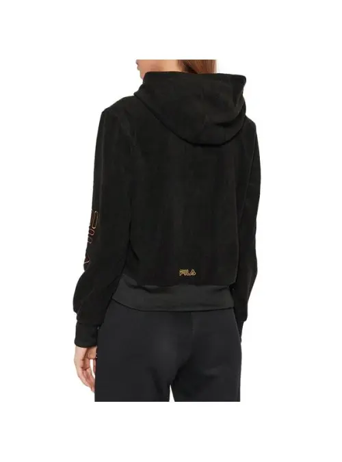 Fila Damska Bluza Pippa Cropped Hoody W 683438A273 Czarny | Sklep Monotox