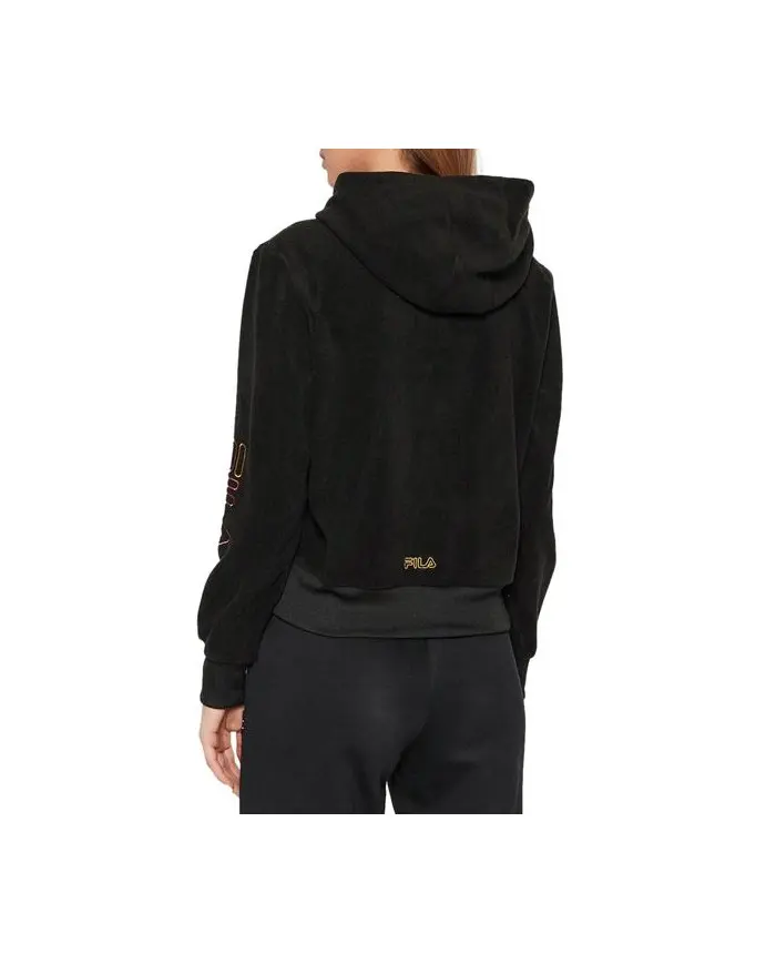 Fila Damska Bluza Pippa Cropped Hoody W 683438A273 Czarny | Sklep Monotox