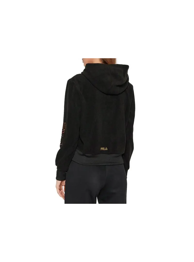 Fila Damska Bluza Pippa Cropped Hoody W 683438A273 Czarny | Sklep Monotox