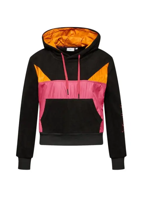 Fila Damska Bluza Pippa Cropped Hoody W 683438A273 Czarny | Sklep Monotox