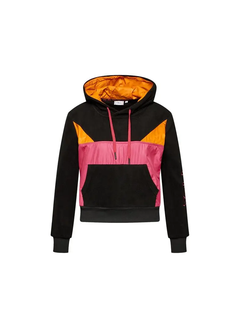 Fila Damska Bluza Pippa Cropped Hoody W 683438A273 Czarny | Sklep Monotox