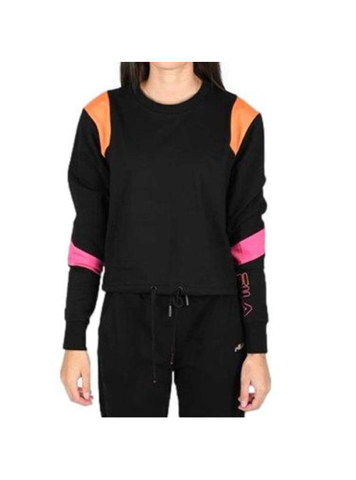 Fila Damska Bluza Pita Cropped Crew W 683442A273 Czarny | Sklep Monotox
