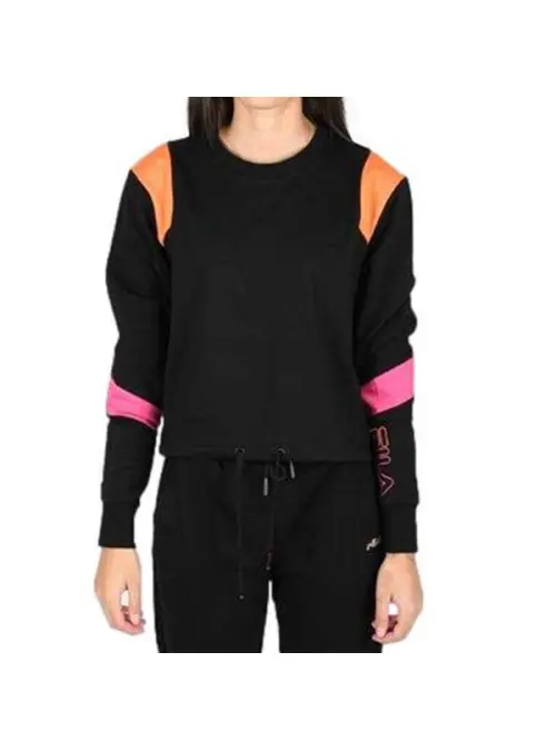 Fila Damska Bluza Pita Cropped Crew W 683442A273 Czarny | Sklep Monotox
