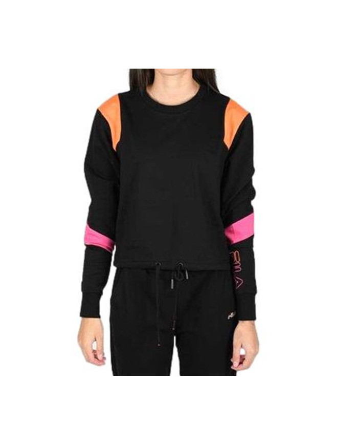 Fila Damska Bluza Pita Cropped Crew W 683442A273 Czarny | Sklep Monotox