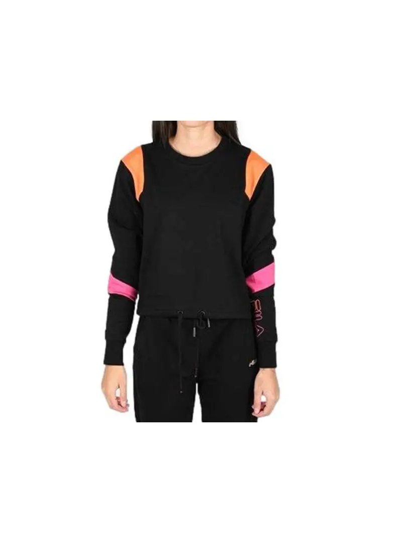 Fila Damska Bluza Pita Cropped Crew W 683442A273 Czarny | Sklep Monotox