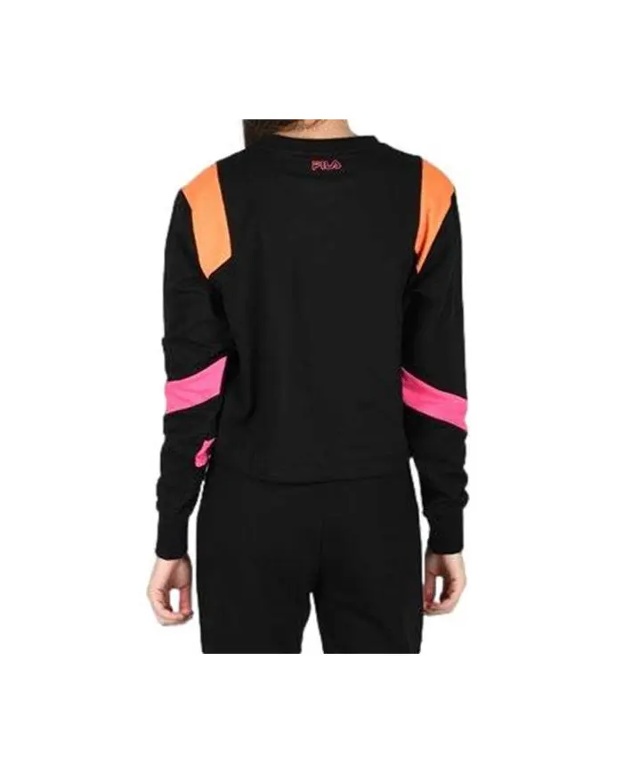Fila Damska Bluza Pita Cropped Crew W 683442A273 Czarny | Sklep Monotox