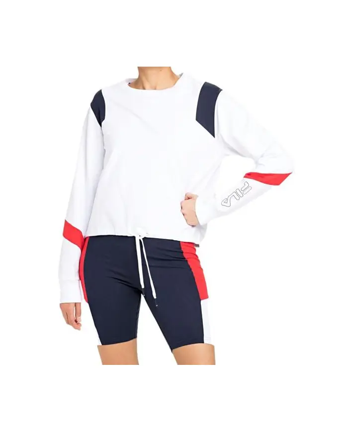 Fila Damska Bluza Pita Cropped Crew W 683442I17 Biały | Sklep Monotox