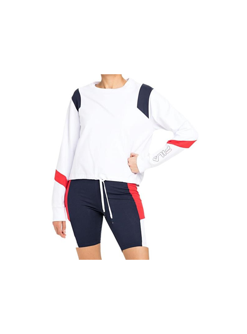 Fila Damska Bluza Pita Cropped Crew W 683442I17 Biały | Sklep Monotox